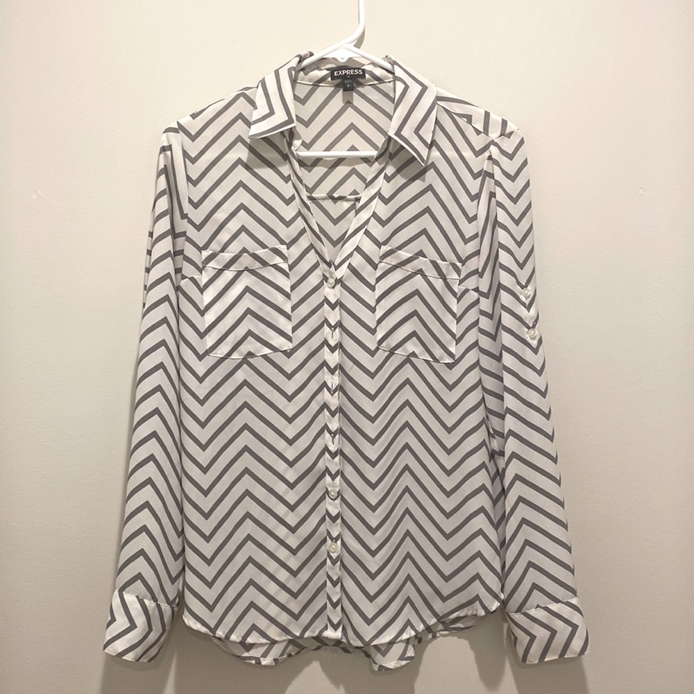 Express Button Down Dress Shirt